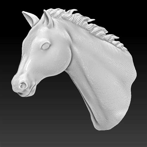 马头 3D模型 $10 - .ztl .stl .obj - Free3D