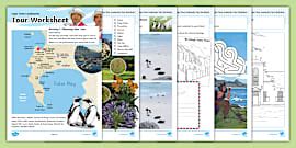 Cape Town Landmarks Colouring Activity