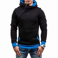 Image result for Men's Black Zipper Hoodie