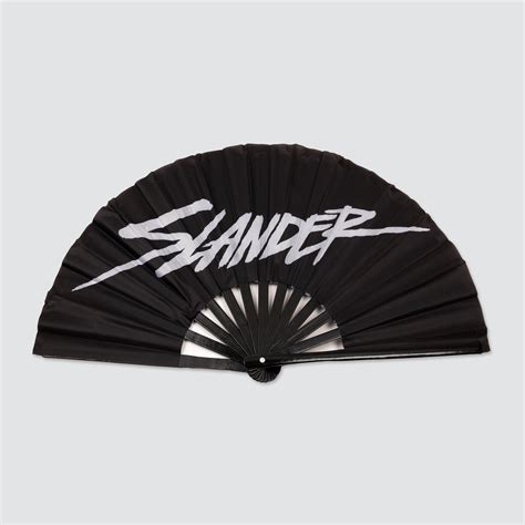 SLANDER BLACK & WHITE HAND FAN | Slander Merchandise