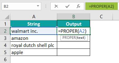 Image result for Excel Use Proper Function
