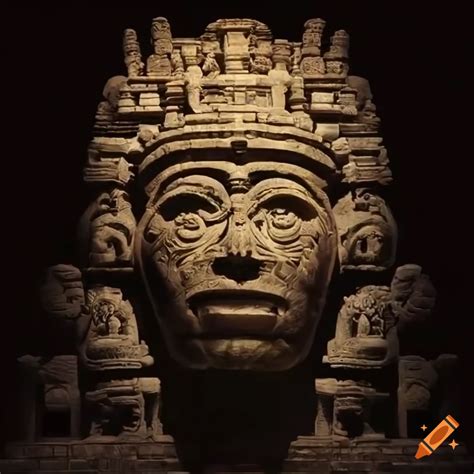 Photo of a maya temple on Craiyon