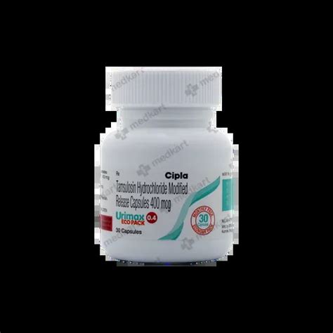 URIMAX 0.4MG CAPSULE 30'S Price, Uses, Side Effects & Substitutes | Medkart