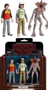 Funko Action Figure: Stranger Things 3 Pack - Pack 2, Will, Dustin, and ...