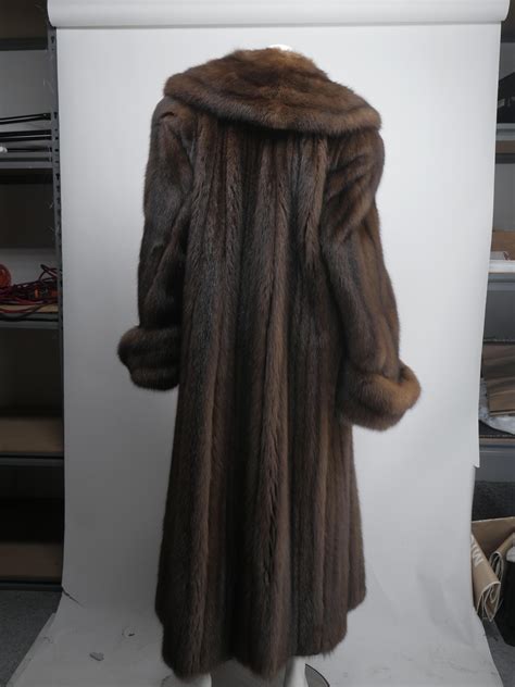Floor Length Brown Sable Fur Coat at 1stDibs | floor length fur coat ...