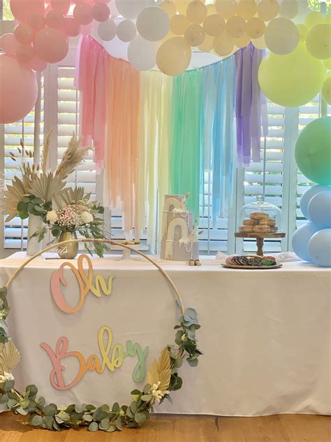 Rainbow Baby Decorations
