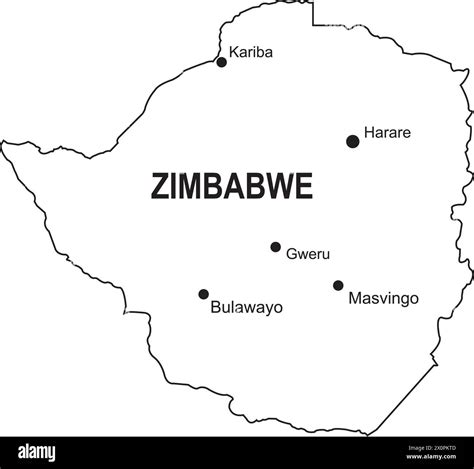 National flag zimbabwe vector Black and White Stock Photos & Images - Alamy