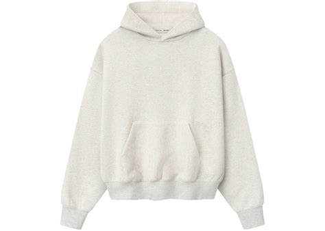 FEAR OF GOD ESSENTIALS SIGNATURE CLASSIC HOODIE OATMEAL / HEATHER LIGHT HEATHER