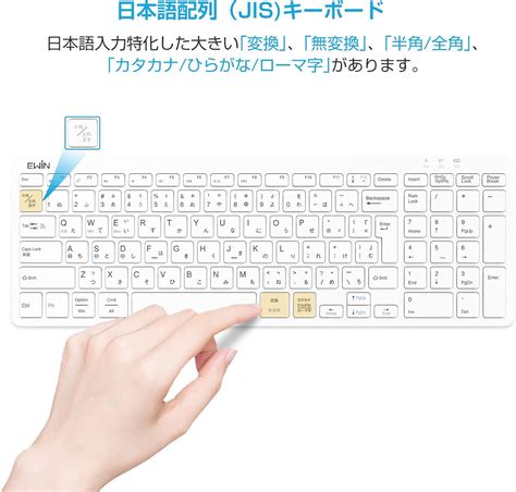 Buy Ewin Keyboard Wireless Mouse Set with Numeric Keypad, Japanese ...