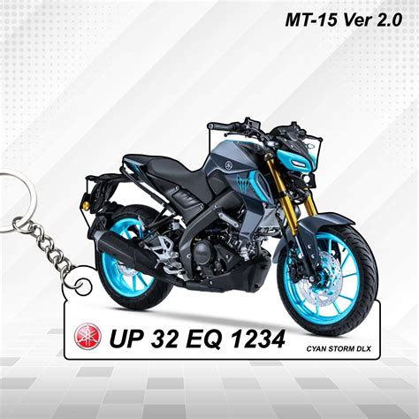 MT 15 V2 - Personalized Yamaha Keychain - Wood, Acrylic, Metal Printed ...