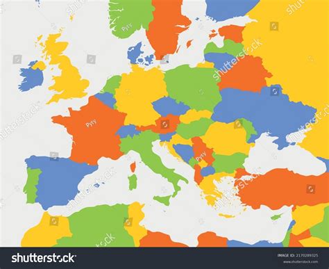Europe Continent Map 的图像结果