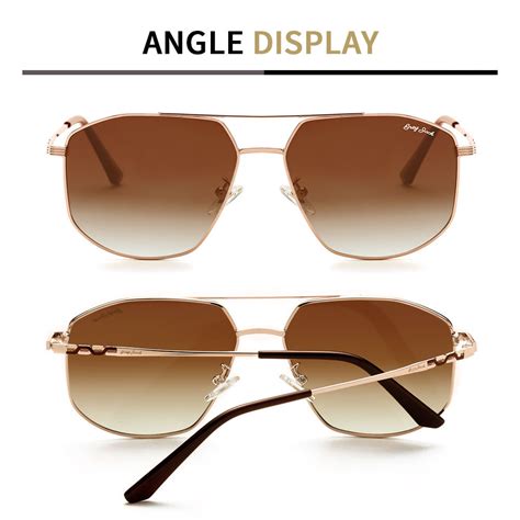 GREY JACK Full Frame Polygon Shape Polarized Sunglasses for Men Women ...