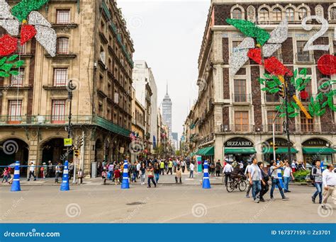 Historic Buildings Surrounding the Main Square in Mexico City, La Plaza ...