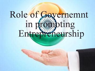 Role of Government in promoting Entrepreneurship - Simplynotes - Online ...