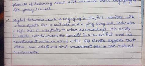 what does mijbil's behaviour suggest about the otter adaptability to ...