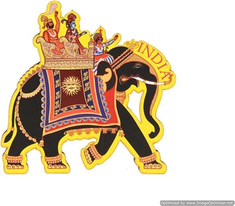 Buy Purpledip Wooden Fridge Magnet: Ganesha (Ganapathi Vinayak) on ...