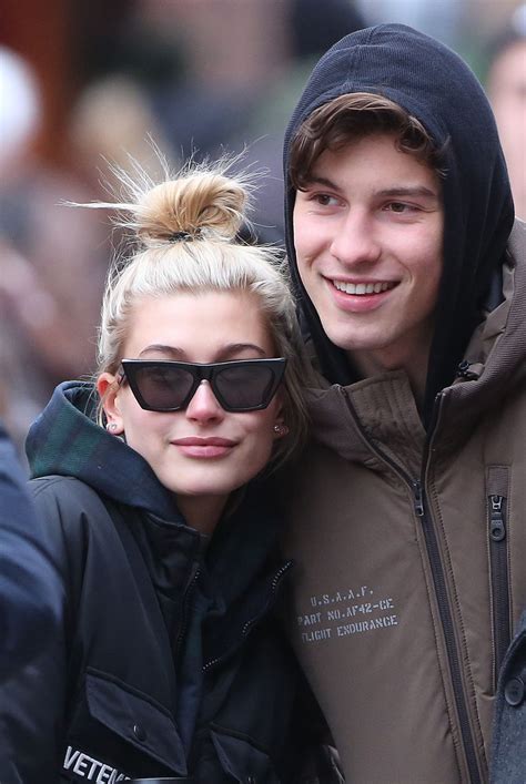 Hailey Baldwin and Shawn Mendes in Toronto 12/21/2017 • CelebMafia