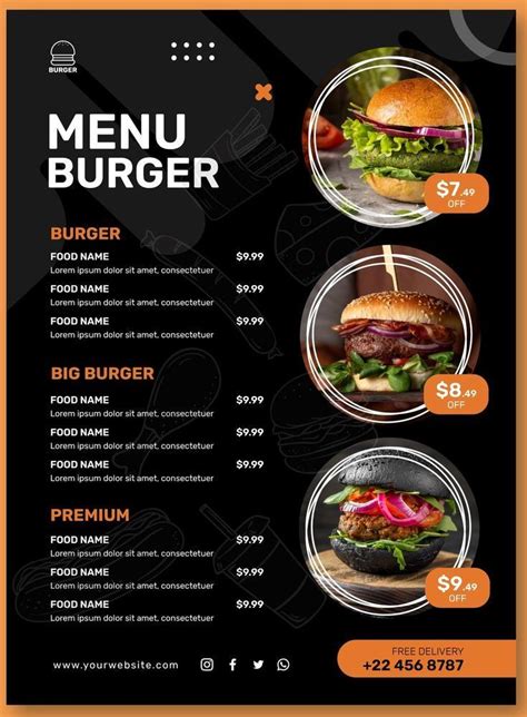 Image result for Menu Design Ideas