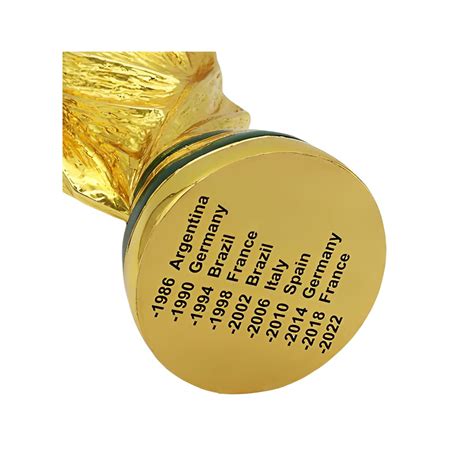 Pedtec Soccer World Champions Trophy Replica 2022 Qatar Football ...