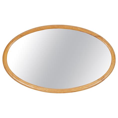 Antique Oval Wood Frame Mirror at 1stDibs | antique oval mirror wood ...