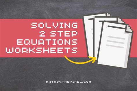 Image result for Solving 2 Step Equations