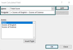 How to Add a New Column in a Pivot Table 的图像结果
