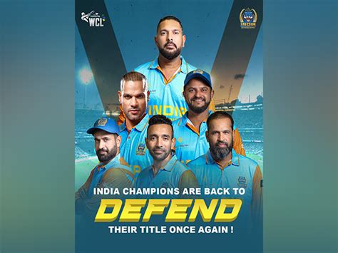 Yuvraj Singh to lead India Champions in World Championship of Legends ...