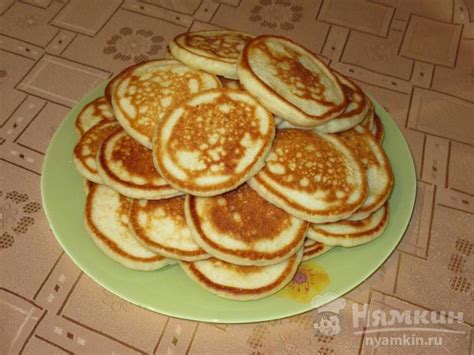 Пышные оладьи на кефире без яиц рецепт пошаговый с фото - Nyamkin.RU