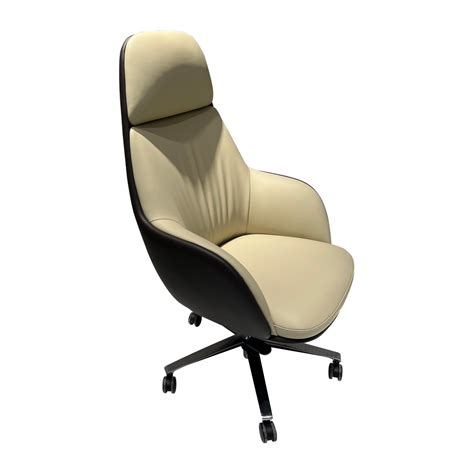 Saffron-1 High Back Leatherette Office Chair by Geeken