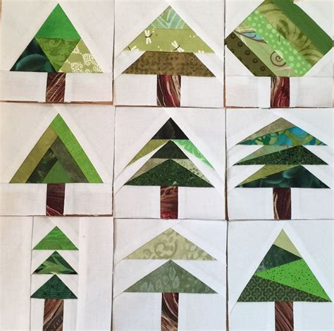 Image result for Paper Tree Quilt Pattern
