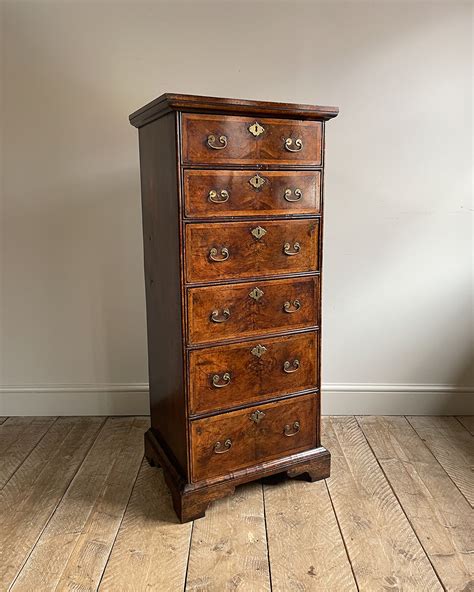 Antique tallboy, walnut tallboy, antique tall chest of drawers, 18th ...