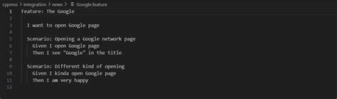 Image result for Cypress Cucumber Example