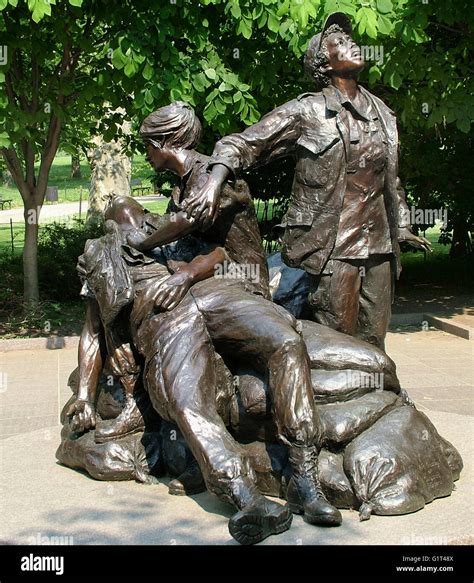 Vietnam War Nurses Memorial High Resolution Stock Photography and ...