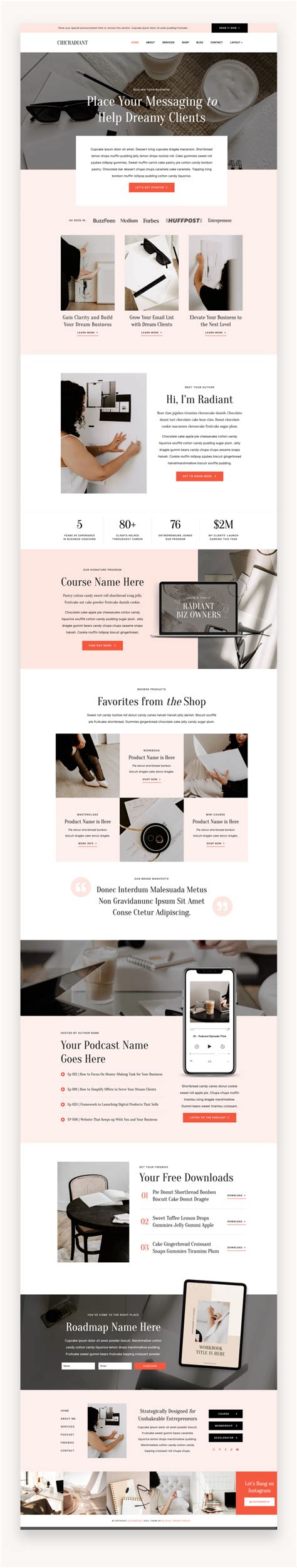 Chic Lite WordPress Theme 的图像结果