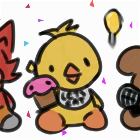 7 Icons fnaf (1/2)+ | Pegatinas bonitas, Garabatos lindos, Dibujos bonitos