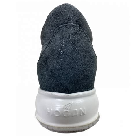 C02 sneakers donna HOGAN INTERACTIVE H STRASS grey/silver shoes women
