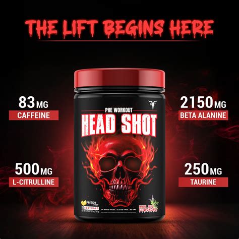 Buy Headshot Pre Workout Powder for Intense Training | Bolt Nutrition
