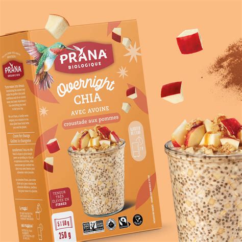 Overnight Chia - Organic Oat & Chia Mix - Apple Crumble – Prana Foods