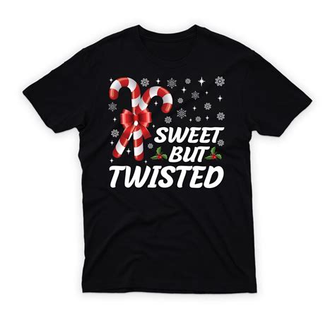 Christmas Candy Cane T-shirt for Men, Funny Christmas Women V Neck ...