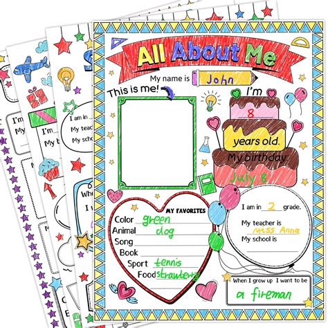 Template For All About Me Poster at Claire Ryder blog