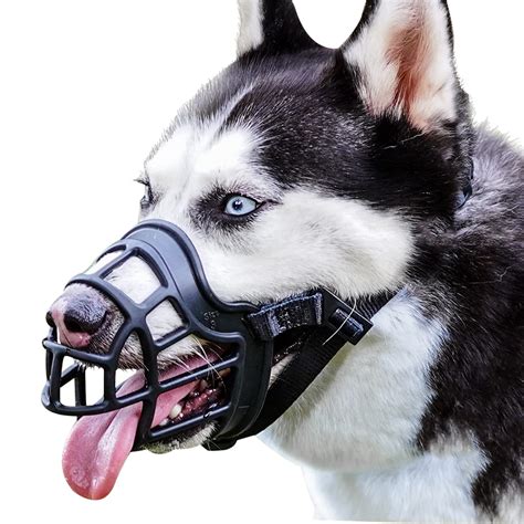 Snapklik.com : Dog Muzzle, Basket Muzzle Anti Biting Chewing, Sturdy ...