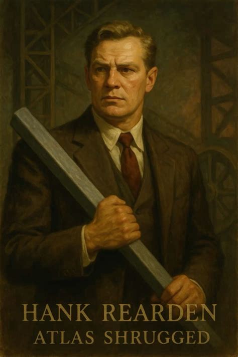 Hank Rearden in 2025 | Atlas shrugged, Dystopian fiction books, Literature