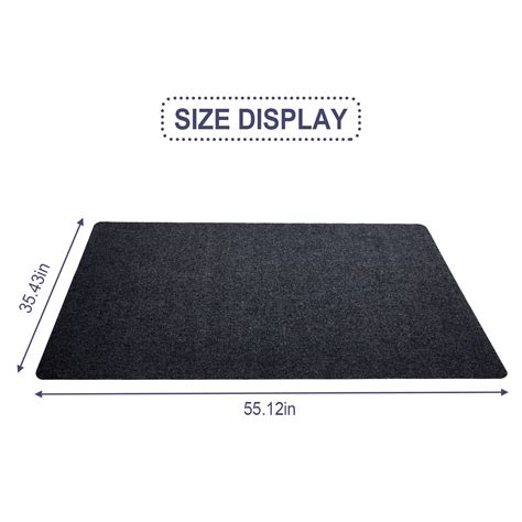 Office Chair Mat, 1/6" Thick 55"x35" Hard-Floor Pr... – Grandado