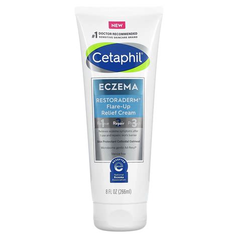 Cetaphil, Eczema, Restoraderm Flare-Up Relief Cream, 8 fl oz (266 ml)