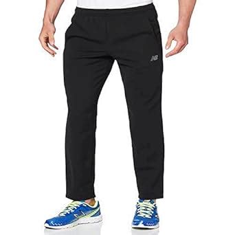 New Balance Men's Relaxed Track Pants (MP83958_Black_2XL) : Amazon.in ...