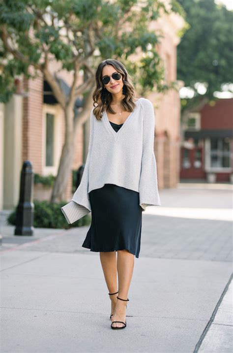 8 Chic Ways to Style a Sweater Over a Dress - Meemior