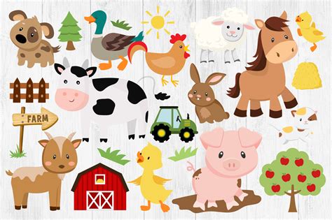 Free clipart farm animals, Download Free clipart farm animals png ...