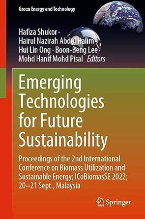 Emerging Technologies for Future Sustainability: Proceedings of the 2nd ...
