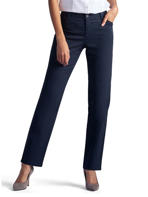 LEE Womens Relaxed Fit All Day Straight Leg Pant - Walmart.com