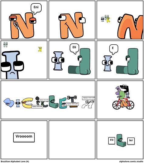 Brazilian Alphabet Lore (N) - Comic Studio